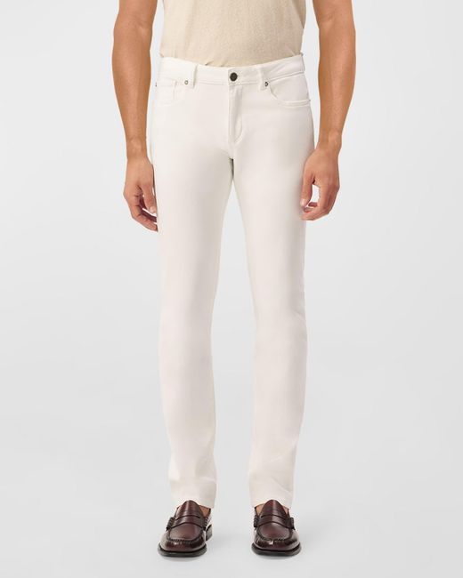 DL1961 White Nick Slim-Fit Jeans for men