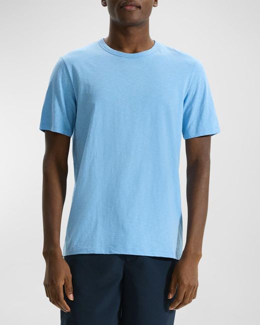 Theory Blue Cosmos Essential T-Shirt for men