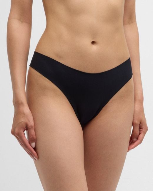 Commando Black Butter Seamless Thong