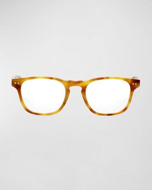 Eyebobs Metallic Old Sport Rectangular Acetate Readers