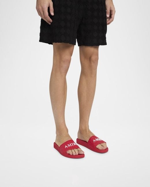 Amiri Red Apos;S Ma Quad Pool Slides for men