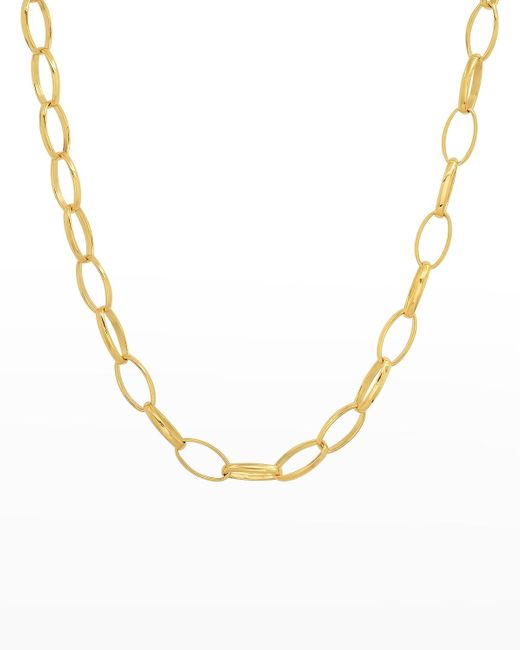 Jennifer Meyer Metallic Edith 18k Medium Link Necklace