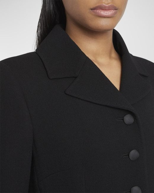 Dolce & Gabbana Black Wool Single-Breasted Jacket