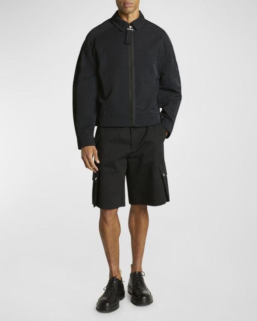 Jacquemus Black Apos;S Linu Nylon Jacket for men