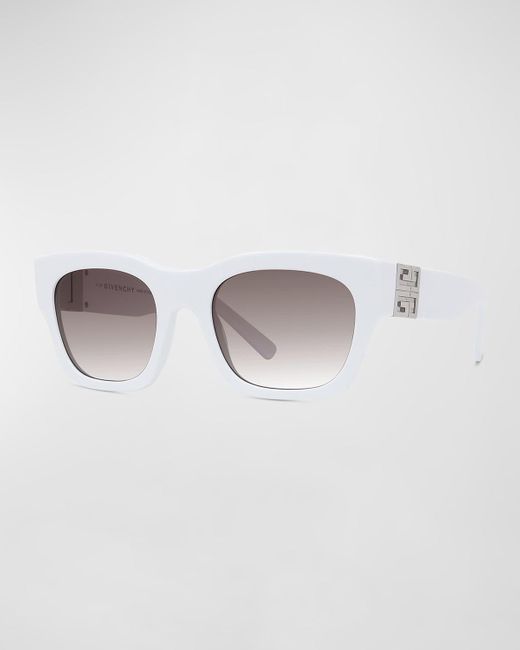 Givenchy Multicolor 4g Acetate-nylon Rectangle Sunglasses for men