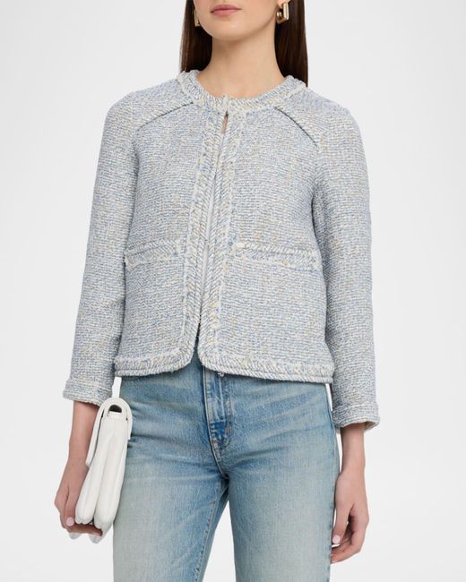 Rag & Bone Gray Clarice Tweed Jacket