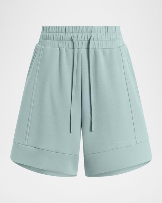 Varley Blue Atrium Drawstring Shorts