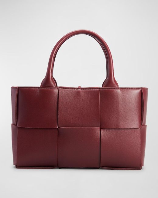 Bottega Veneta Red Mini Arco Tote Bag