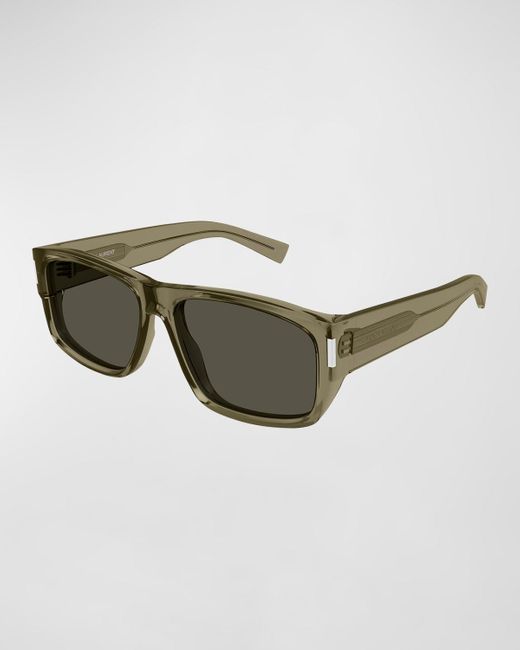 Saint Laurent Multicolor Sl 689 Acetate Rectangle Sunglasses for men
