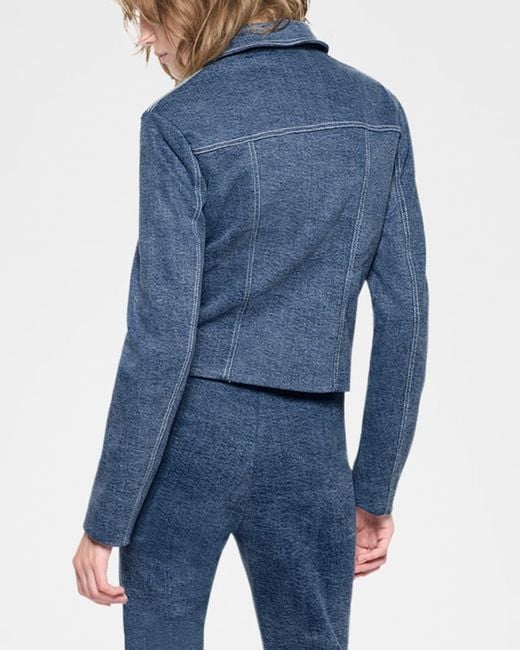 AS by DF Blue Gianna Denim Zip Jacket