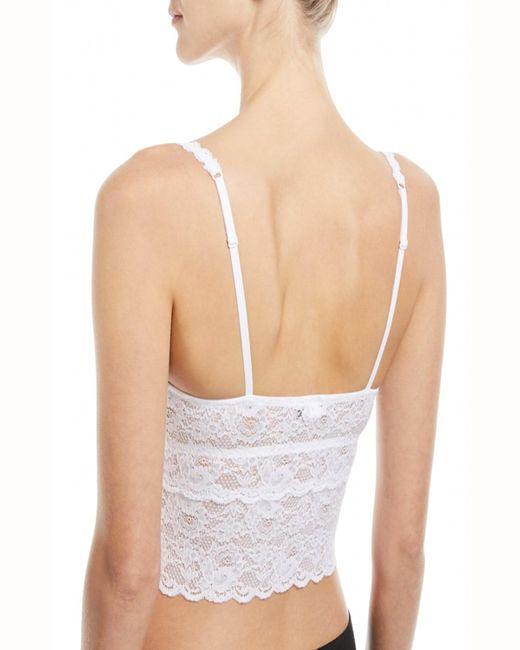 Cosabella White Never Say Never Cropped Lace Camisole