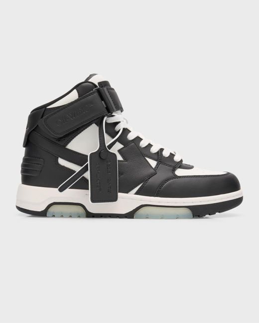 Off-White c/o Virgil Abloh Multicolor Out Of Office Leather Mid-Top Sneakers for men