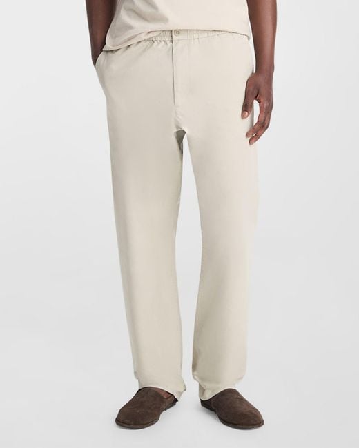 Vince Natural Cotton Beach Pants for men
