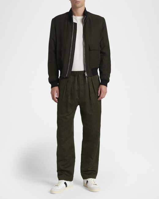 Tom Ford Black Apos;S Flap-Pocket Bomber Jacket for men