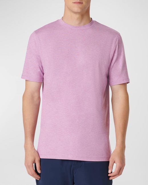 Bugatchi Purple Uv50 Performance T-Shirt for men