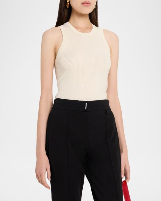 Givenchy Natural Wool Rib Tank Top