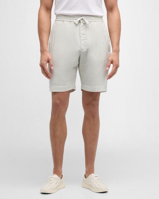 Officine Generale Gray Phil Drawstring Shorts for men