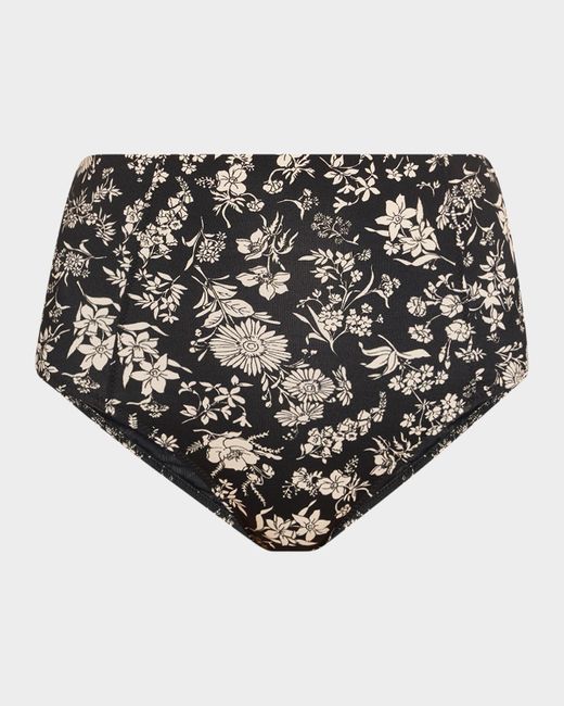 Ulla Johnson White Zahara High-Waisted Bikini Bottoms