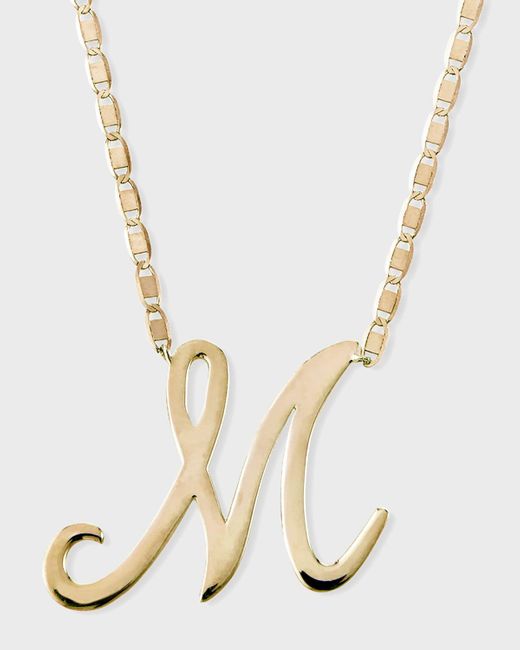 Lana Jewelry Metallic 14K Malibu Initial Necklace