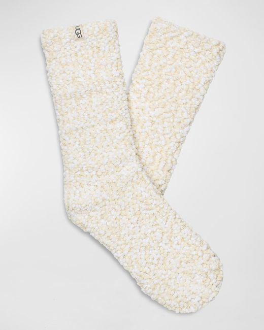 UGG Adah Cozy Chenille Sparkle Socks in White | Lyst