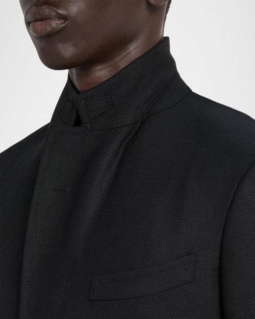 Tom Ford Black Wool Single-Breasted Blazer for men