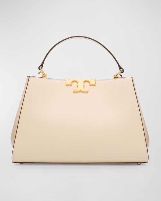Tory Burch Natural Eleanor Leather Satchel Bag