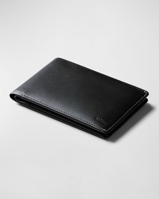 Bellroy Black Travel Bifold Wallet With Rfid Protection for men