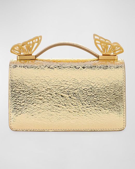 Sophia ster Mariposa Mini Metallic Leather Shoulder Bag Lyst