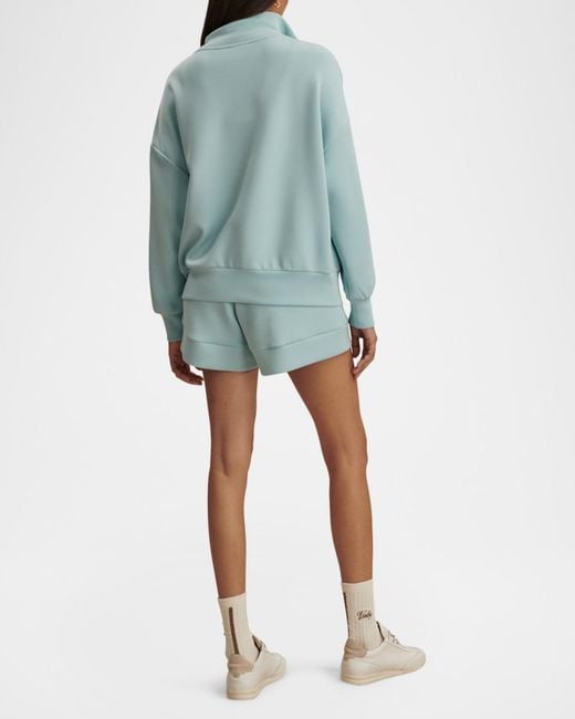 Varley Blue Atrium Drawstring Shorts