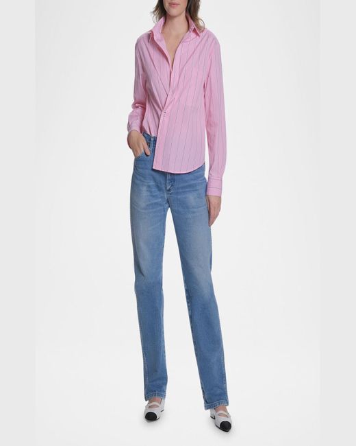 CISSA Pink The Daily Versatile Button-Front Shirt