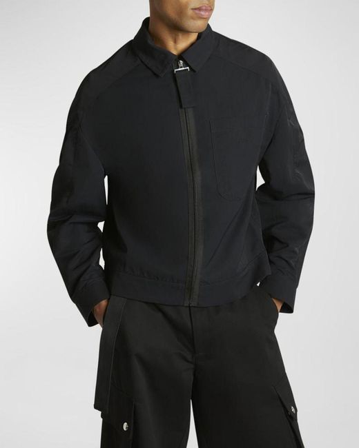 Jacquemus Black Apos;S Linu Nylon Jacket for men
