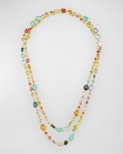 Ippolita Blue 18K Rock Candy Layered Necklace