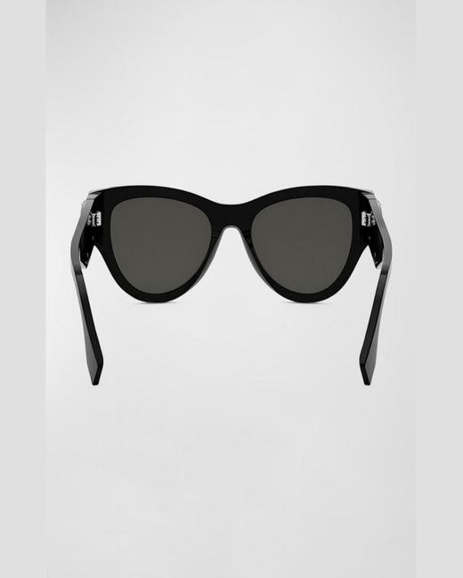 Fendi Black First Acetate Cat-Eye Sunglasses