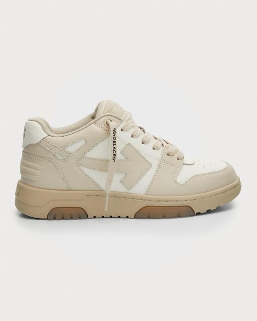 Off-White c/o Virgil Abloh Natural Out Of Office Bicolor Sneakers