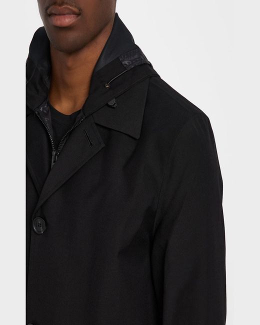 Mackage Black Mathias 3-In-1 Overcoat for men