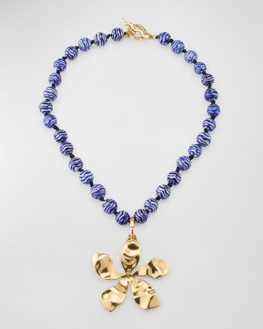 Mignonne Gavigan Blue Tangier Pendant Necklace