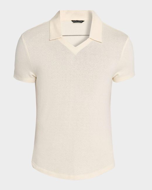 Monfrere Natural Slim Fit Johnny Collar Polo Shirt for men