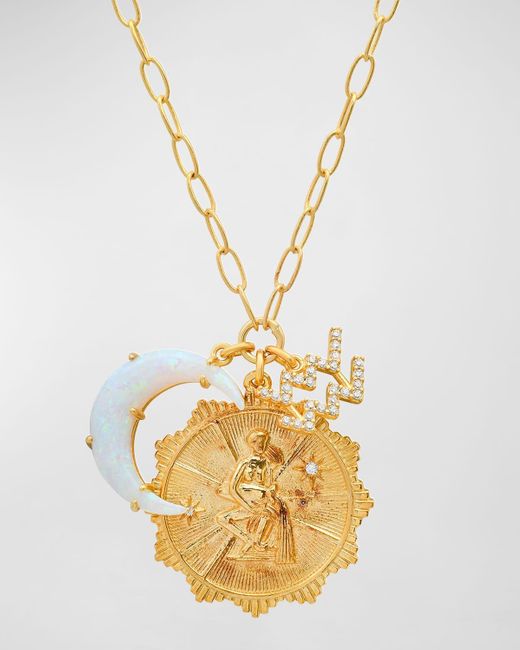 Tai Metallic New Zodiac Charm Necklace