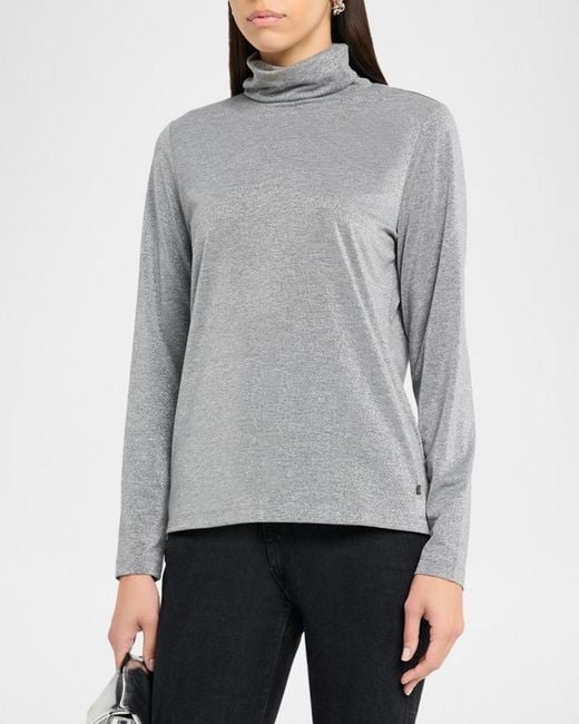 Bogner Gray Gelia Half-Zip First Layer