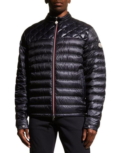 Moncler Black Benamou Short Down Jacket for men
