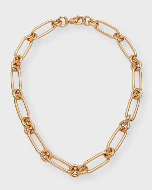 Roberto Coin Metallic 18k Gold Oro Classic Chain-link Necklace