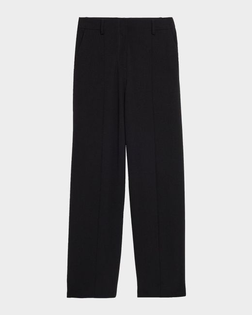 Jean Paul Gaultier Black Straight-Leg Stirrup Tailored Pants