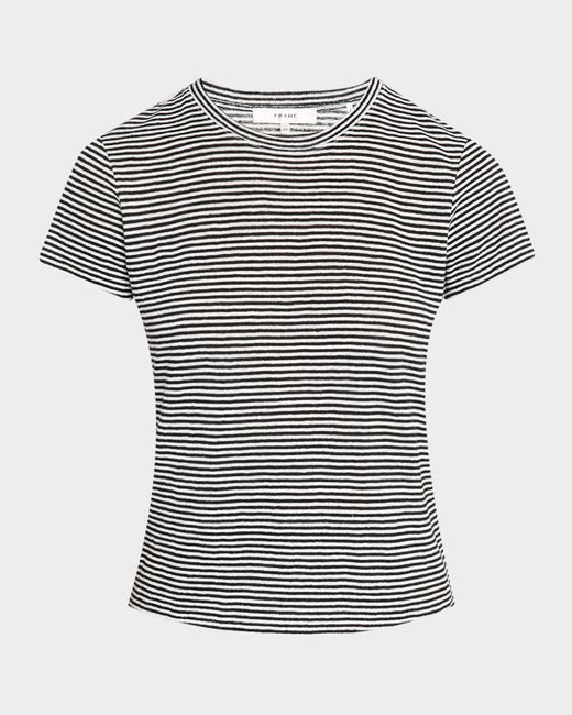 FRAME Multicolor The Linen Baby Tee
