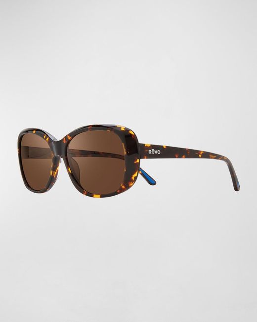 Revo Brown Sammy Le Bio-Acetate Polarized Sunglasses