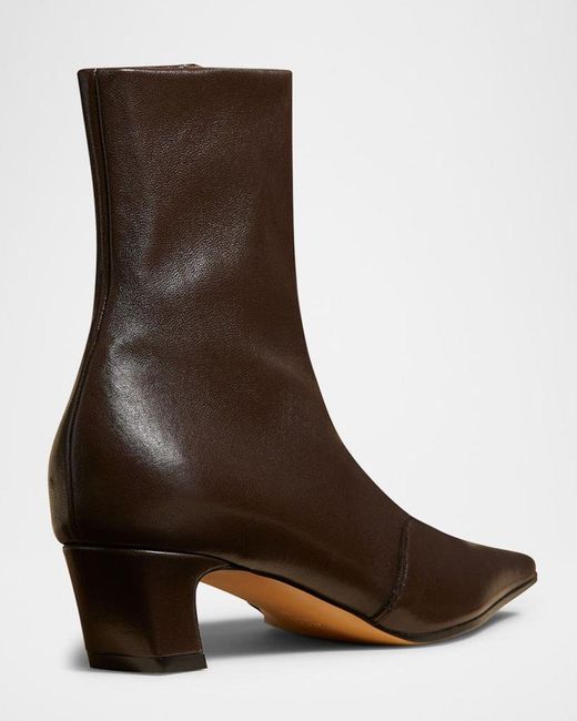 Khaite Brown Nevada Stretch Low Boot