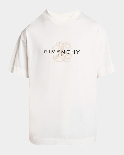 Givenchy Men's Natural Regular-Fit Reverse T-Shirt