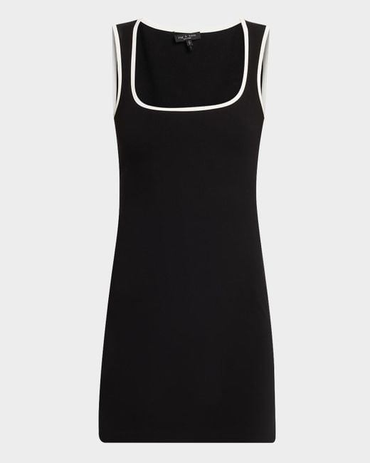 Rag & Bone Black Irina Sport Bodycon Dress