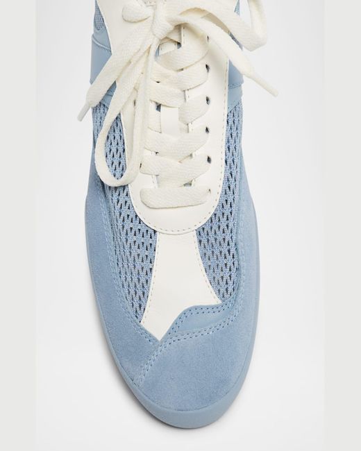 Chloé Natural Kick Mesh And Leather Low-Top Sneakers