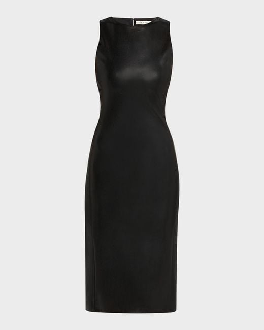 Alice + Olivia Women's Black Wynell Vegan Leather Knee-Length Dress - www.hospizverein-ansbach.de Alice + Olivia Women's Black Wynell Vegan Leather Knee-Length Dress - www.hospizverein-ansbach.de