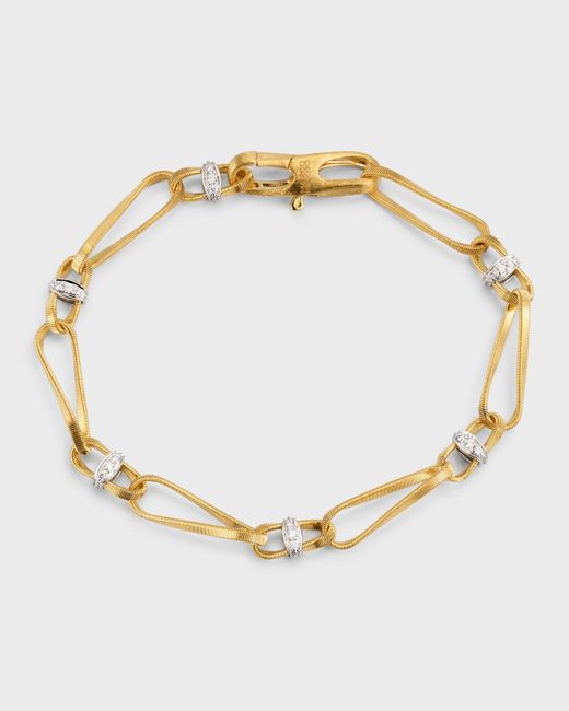 Marco Bicego Metallic 18k Marrakech Onde Yellow Gold Single Link Bracelet